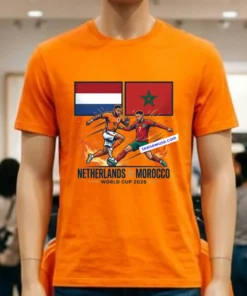 Netherlands Vs Morocco World Cup 2026 T Shirt