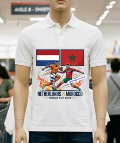 Netherlands Vs Morocco World Cup 2026 T Shirt