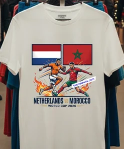 Netherlands Vs Morocco World Cup 2026 T Shirt