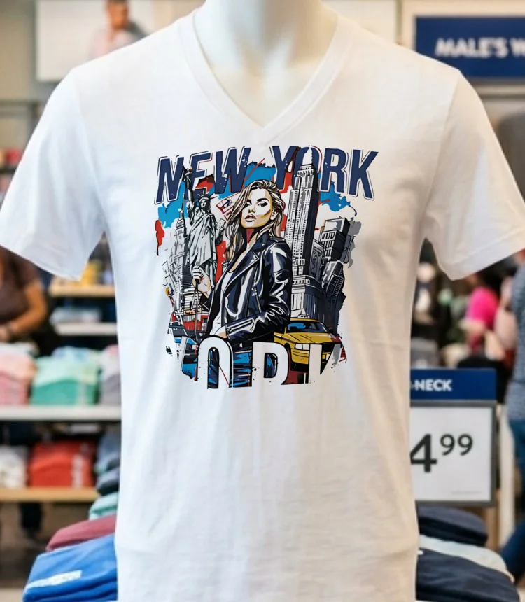 New York City Nyc Girl Classic Shirt - white-t-shirt New York City Nyc Girl Classic Shirt White T Shirt 3