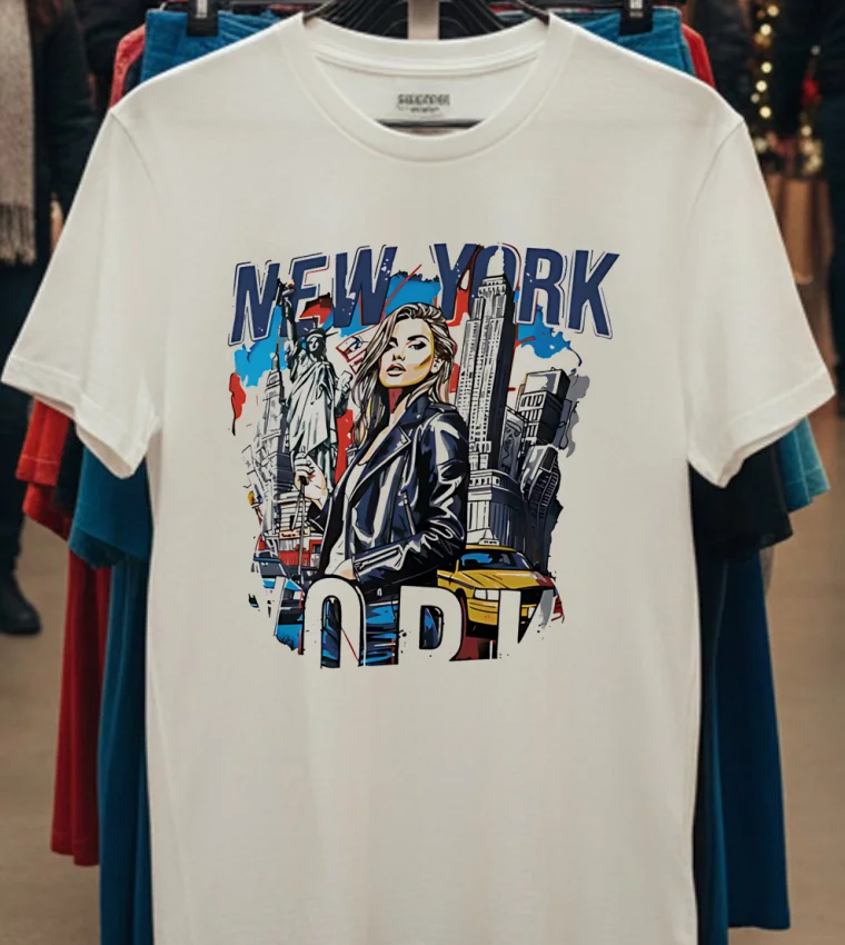 New York City Nyc Girl Classic Shirt - white-t-shirt New York City Nyc Girl Classic Shirt White T Shirt
