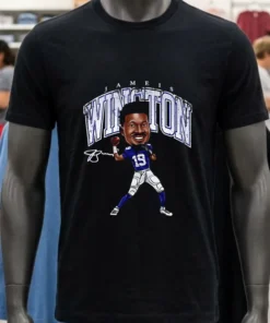 New York Giants Jameis Winston Cartoon Signature Shirt