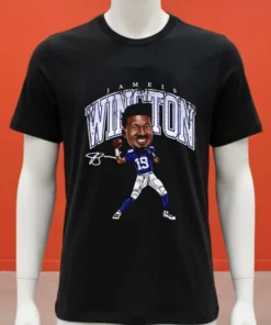 New York Giants Jameis Winston Cartoon Signature Shirt