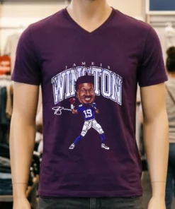 New York Giants Jameis Winston Cartoon Signature Shirt