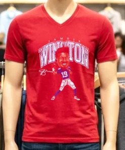 New York Giants Jameis Winston Cartoon Signature Shirt