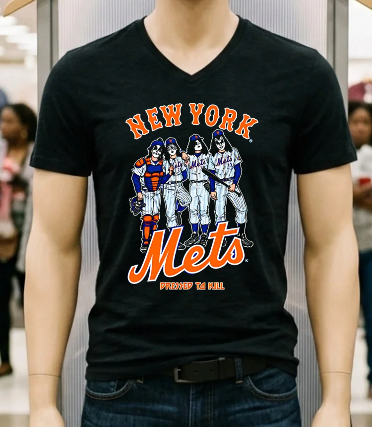 New York Mets Dressed To Kill Shirt - balck-shirt New York Mets Dressed To Kill Shirt Balck Shirt 1