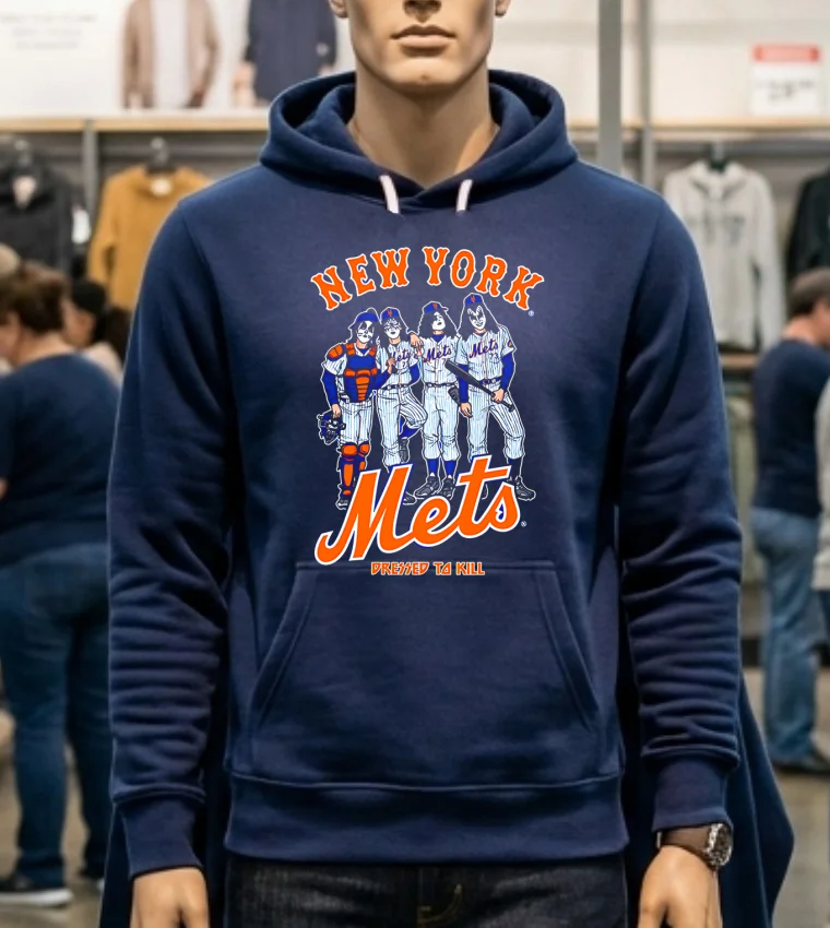 New York Mets Dressed To Kill Shirt Navy Shirt