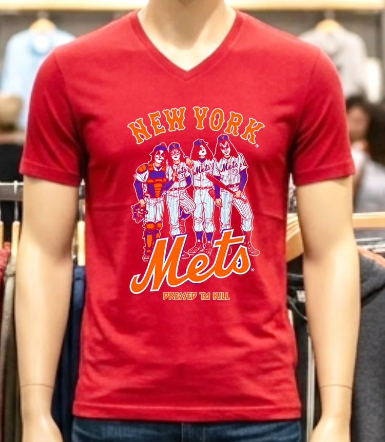 New York Mets Dressed To Kill Shirt - red-shirt New York Mets Dressed To Kill Shirt Red Shirt