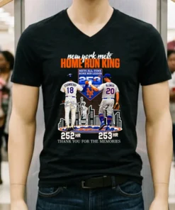 New York Mets Home Run King Darryl Strawberry X Pete Alonso Signature Thank You For The Memories Shirt