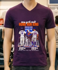 New York Mets Home Run King Darryl Strawberry X Pete Alonso Signature Thank You For The Memories Shirt