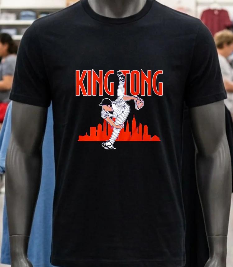 New York Mets King Tong Skyline Shirt - balck-shirt New York Mets King Tong Skyline Shirt Balck Shirt 2