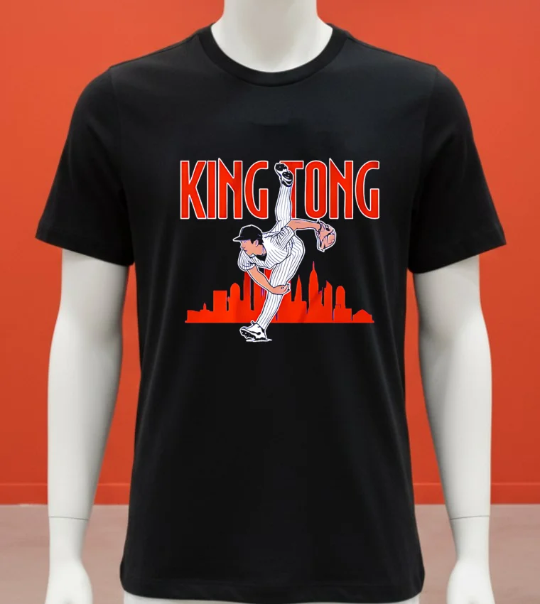New York Mets King Tong Skyline Shirt - balck-shirt New York Mets King Tong Skyline Shirt Balck Shirt