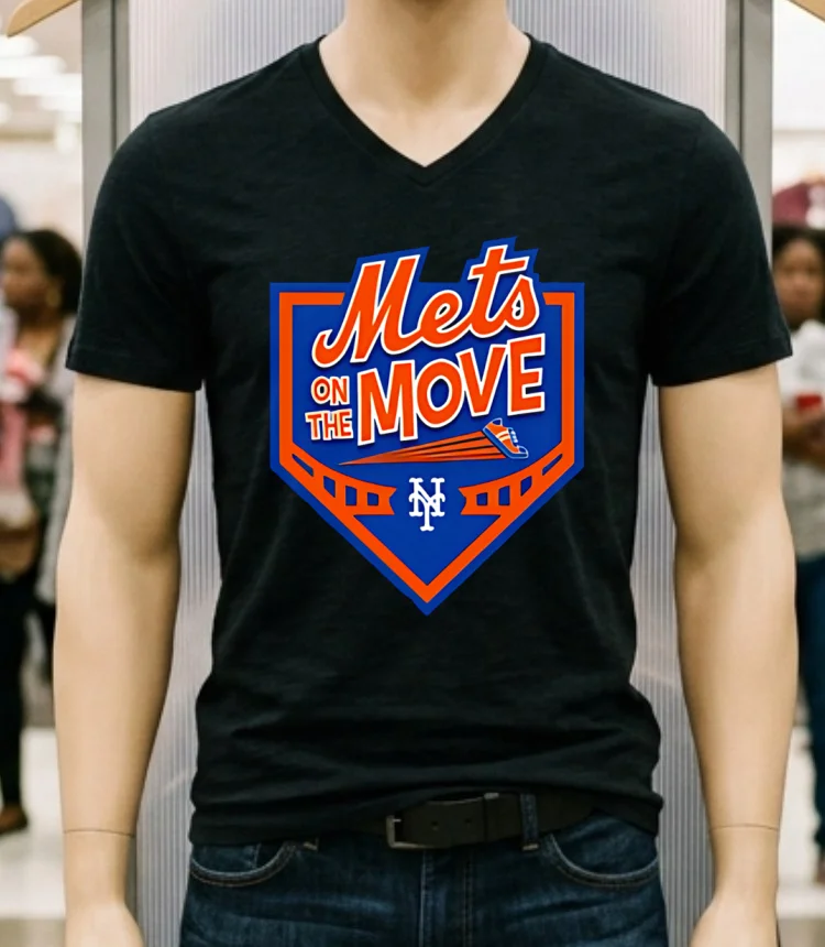 New York Mets On The Move Shirt - balck-shirt New York Mets On The Move Shirt Balck Shirt 1
