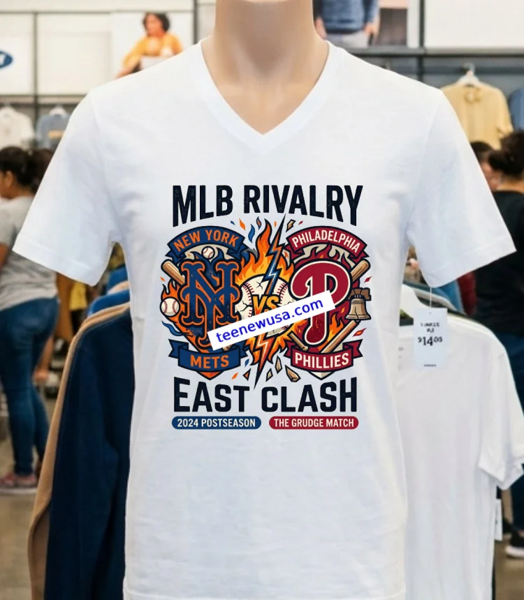 New York Mets Vs Philadelphia Phillies Mlb All Star Sport T Shirt - white-t-shirt New York Mets Vs Philadelphia Phillies Mlb All Star Sport T Shirt White T Shirt 2