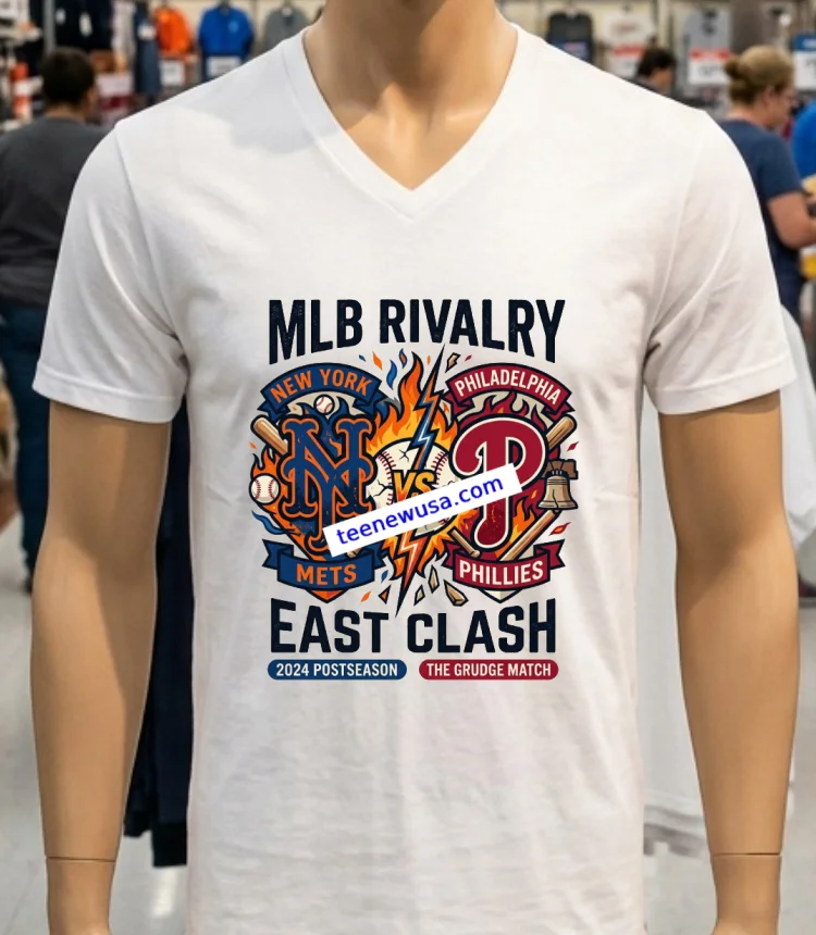 New York Mets Vs Philadelphia Phillies Mlb All Star Sport T Shirt White T Shirt 3