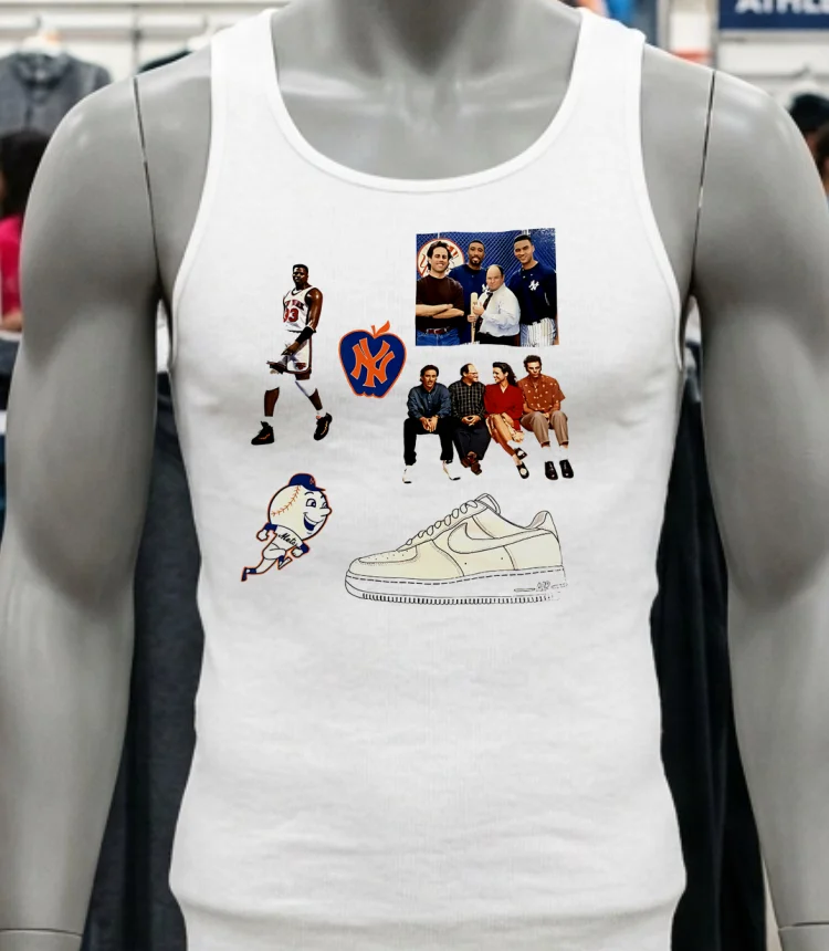 New York Seinfeld Vintage Shirt - white-t-shirt New York Seinfeld Vintage Shirt White T Shirt 2