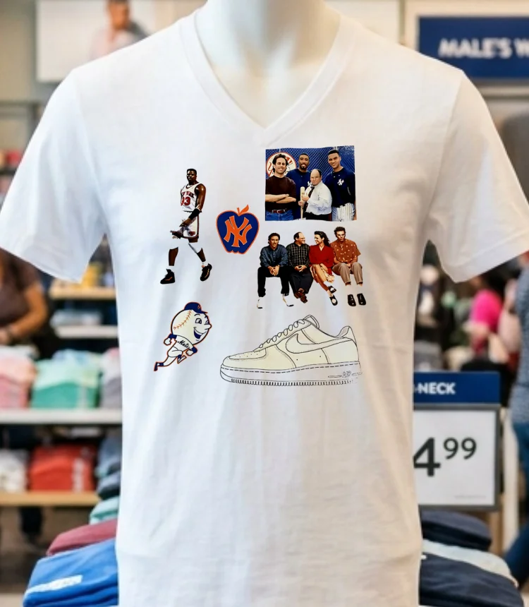 New York Seinfeld Vintage Shirt - white-t-shirt New York Seinfeld Vintage Shirt White T Shirt 3