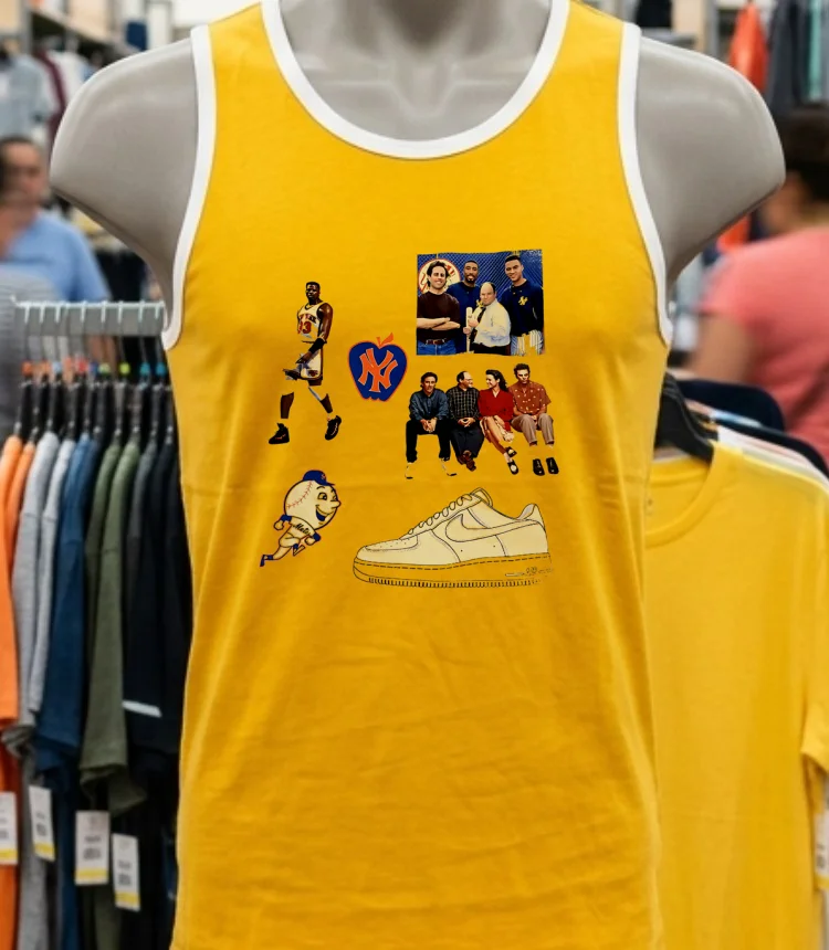 New York Seinfeld Vintage Shirt - yellow-t-shirt New York Seinfeld Vintage Shirt Yellow T Shirt