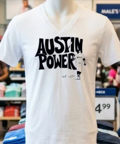 New York Yankees Austin Wells Austin Power Signature Shirt
