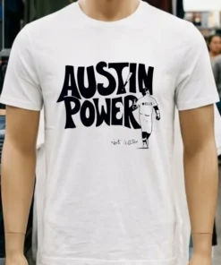 New York Yankees Austin Wells Austin Power Signature Shirt