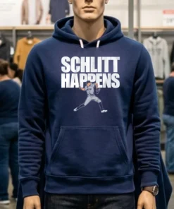 New York Yankees Cam Schlittler Schlitt Happens Player 2025 Shirt