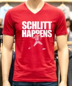 New York Yankees Cam Schlittler Schlitt Happens Player 2025 Shirt