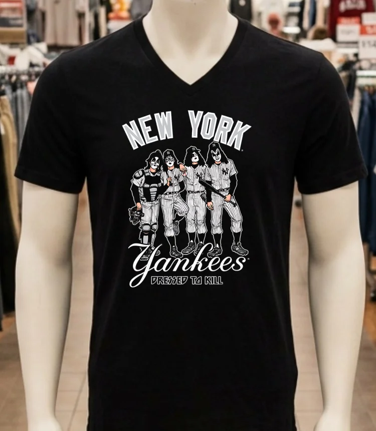New York Yankees Dressed To Kill Shirt Balck Shirt 1