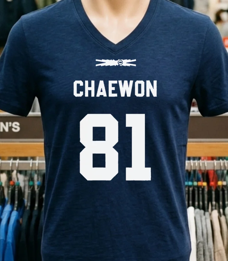 New York Yankees Le Sserafim Chaewon 81 Tour 2025 Shirt - navy-shirt New York Yankees Le Sserafim Chaewon 81 Tour 2025 Shirt Navy Shirt 1