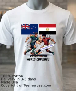 New Zealand Vs Egypt World Cup 2026 T Shirt