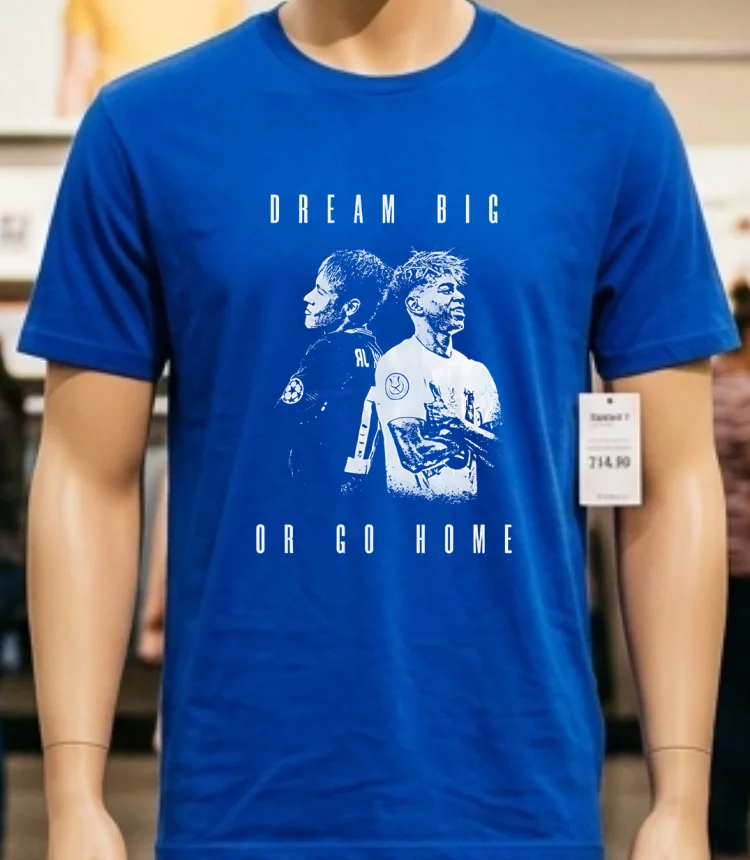Neymar Jr And Lamine Yamal Dream Big Or Go Home Shirt Blue Shirt