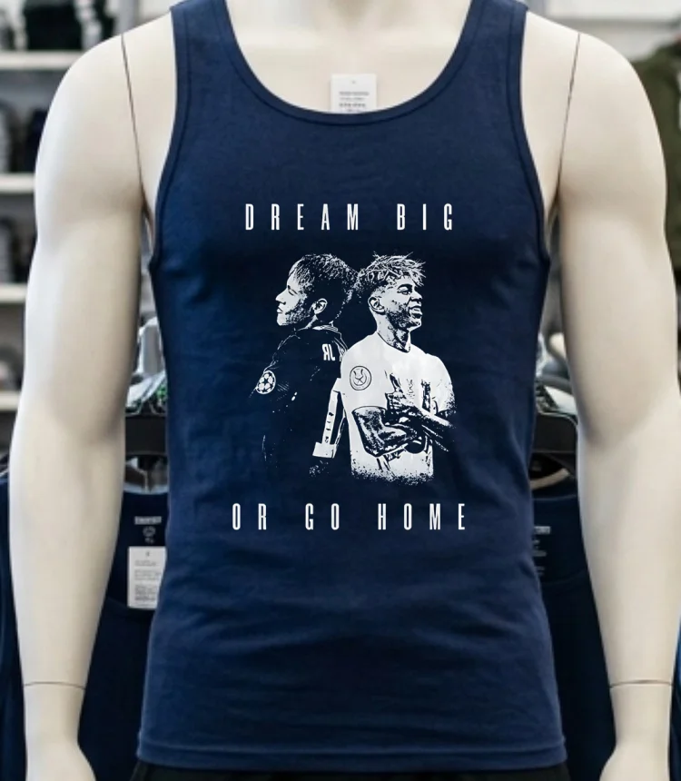 Neymar Jr And Lamine Yamal Dream Big Or Go Home Shirt - navy-shirt Neymar Jr And Lamine Yamal Dream Big Or Go Home Shirt Navy Shirt