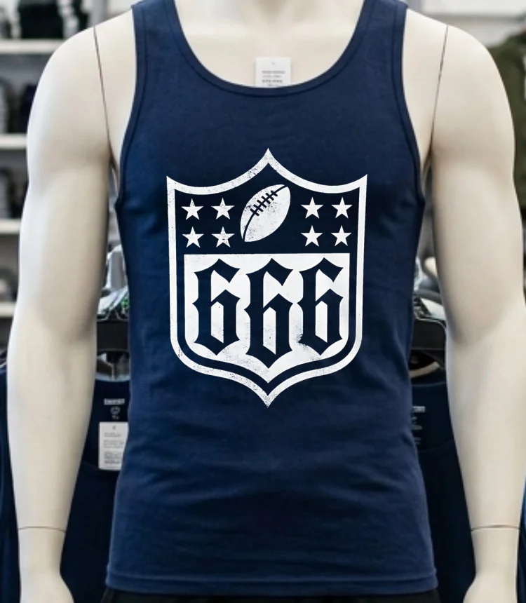 Nfl Logo Football X 666 Shirt - navy-shirt Nfl Logo Football X 666 Shirt Navy Shirt