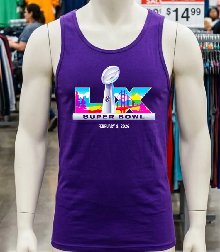 Nfl Super Bowl Lix 2026 Logo Shirt - purple-shirt Nfl Super Bowl Lix 2026 Logo Shirt Purple Shirt