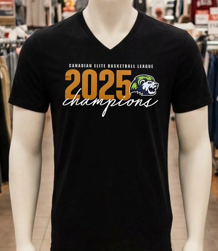 Niagara River Lions Basketball Champions 2025 Shirt Balck Shirt 1