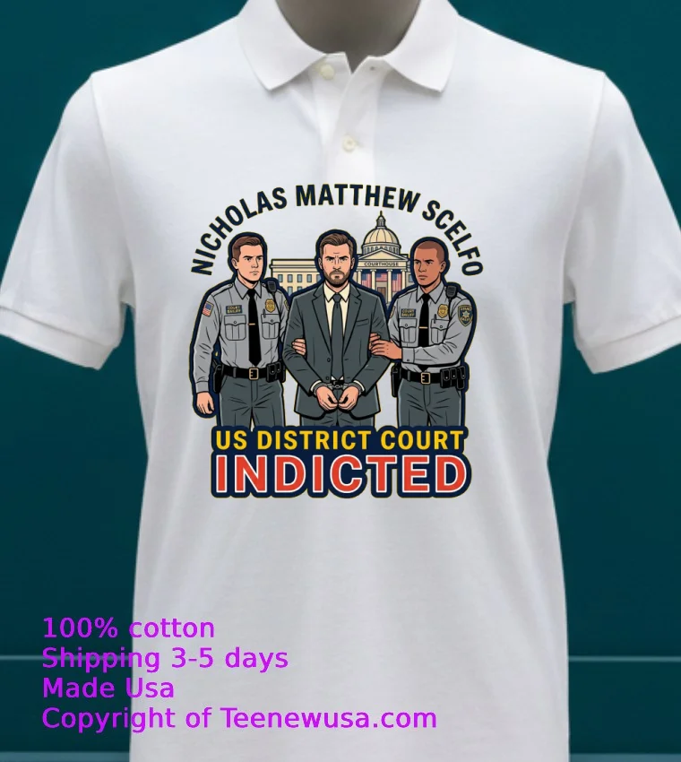 Nicholas Matthew Scelfo Indicted In Court T Shirt - white-t-shirt 23 Nicholas Matthew Scelfo Indicted In Court T Shirt White T Shirt 23