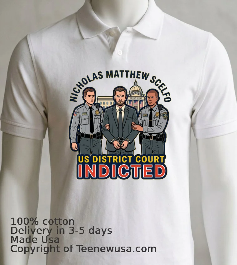 Nicholas Matthew Scelfo Indicted In Court T Shirt - white-t-shirt 7 Nicholas Matthew Scelfo Indicted In Court T Shirt White T Shirt 7