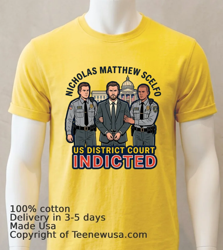 Nicholas Matthew Scelfo Indicted In Court T Shirt - yellow-t-shirt Nicholas Matthew Scelfo Indicted In Court T Shirt Yellow T Shirt