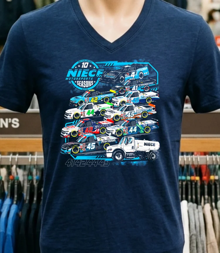 Niece Motorsports 10 Seasons Graphic Shirt - navy-shirt Niece Motorsports 10 Seasons Graphic Shirt Navy Shirt 1