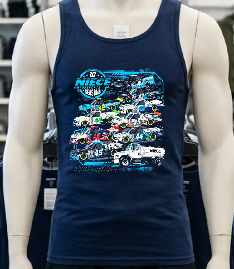 Niece Motorsports 10 Seasons Graphic Shirt - navy-shirt Niece Motorsports 10 Seasons Graphic Shirt Navy Shirt