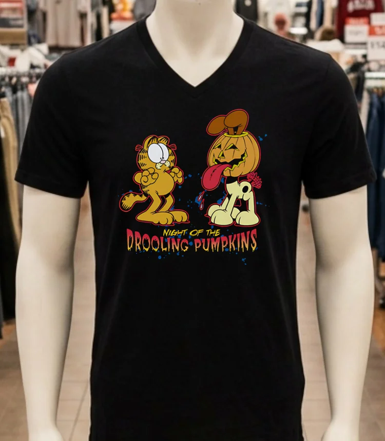 Night Of The Drooling Pumpkins Shirt Balck Shirt 1