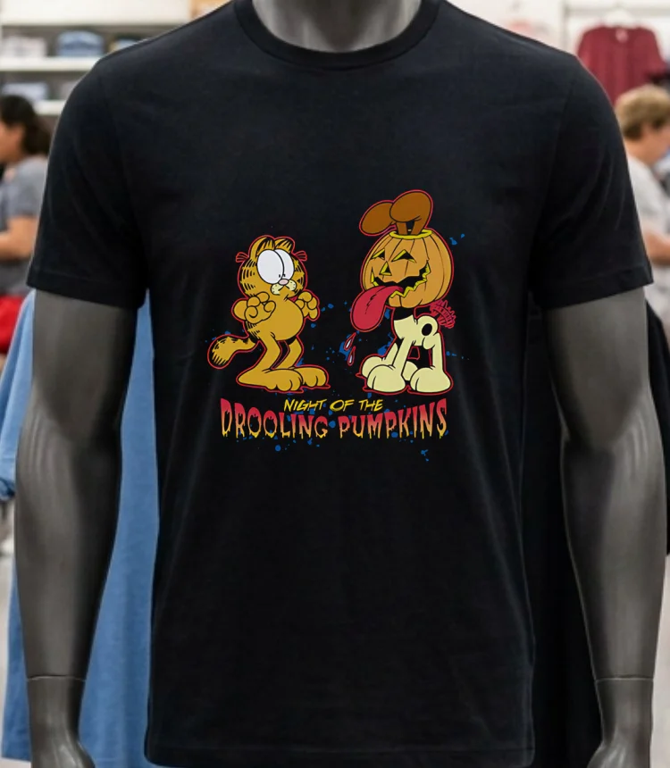 Night Of The Drooling Pumpkins Shirt - balck-shirt Night Of The Drooling Pumpkins Shirt Balck Shirt