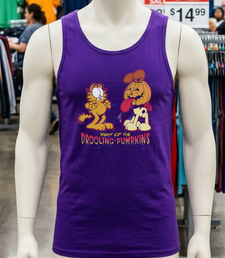 Night Of The Drooling Pumpkins Shirt Purple Shirt