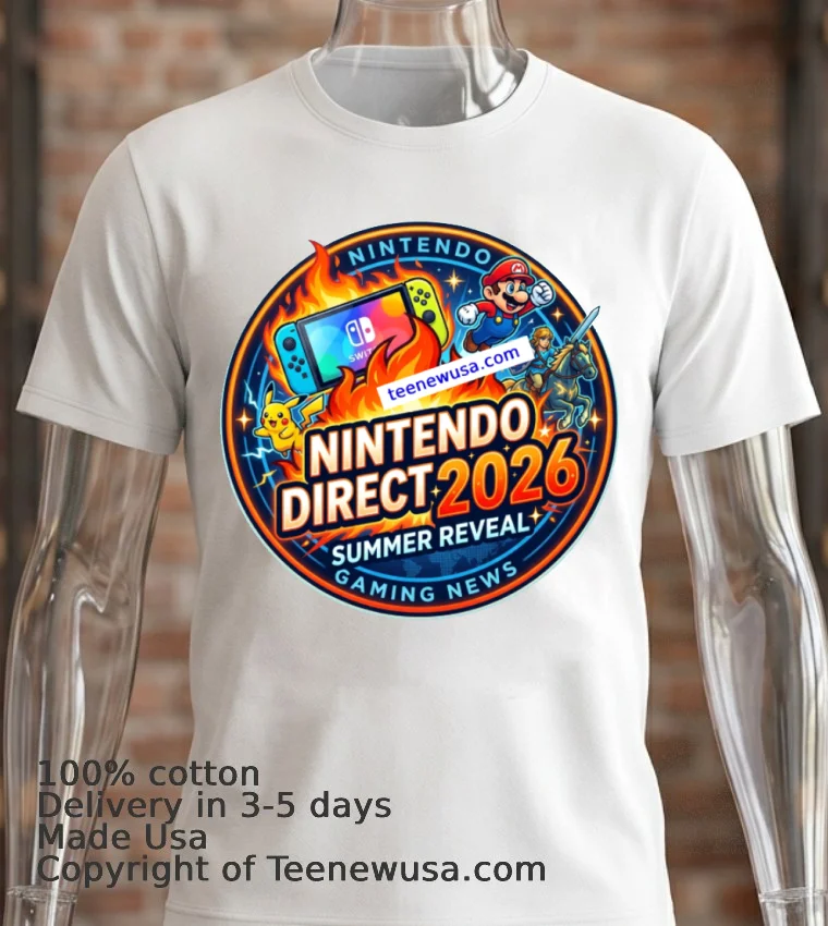 Nintendo Direct 2026 T Shirt White T Shirt 2