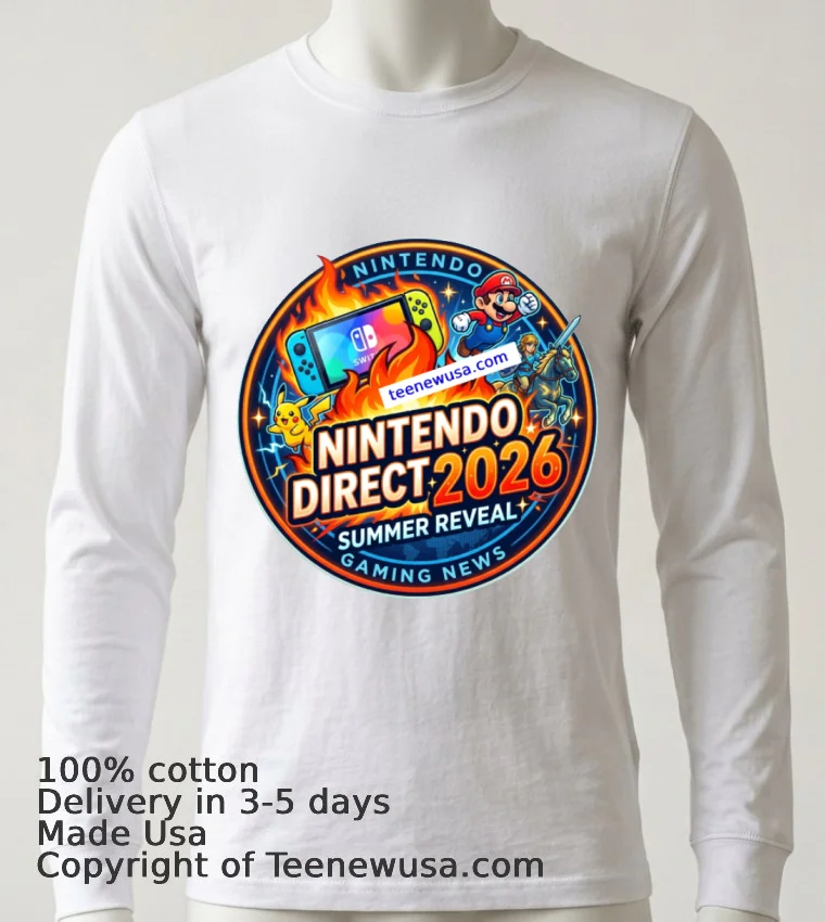 Nintendo Direct 2026 T Shirt - white-t-shirt 6 Nintendo Direct 2026 T Shirt White T Shirt 6