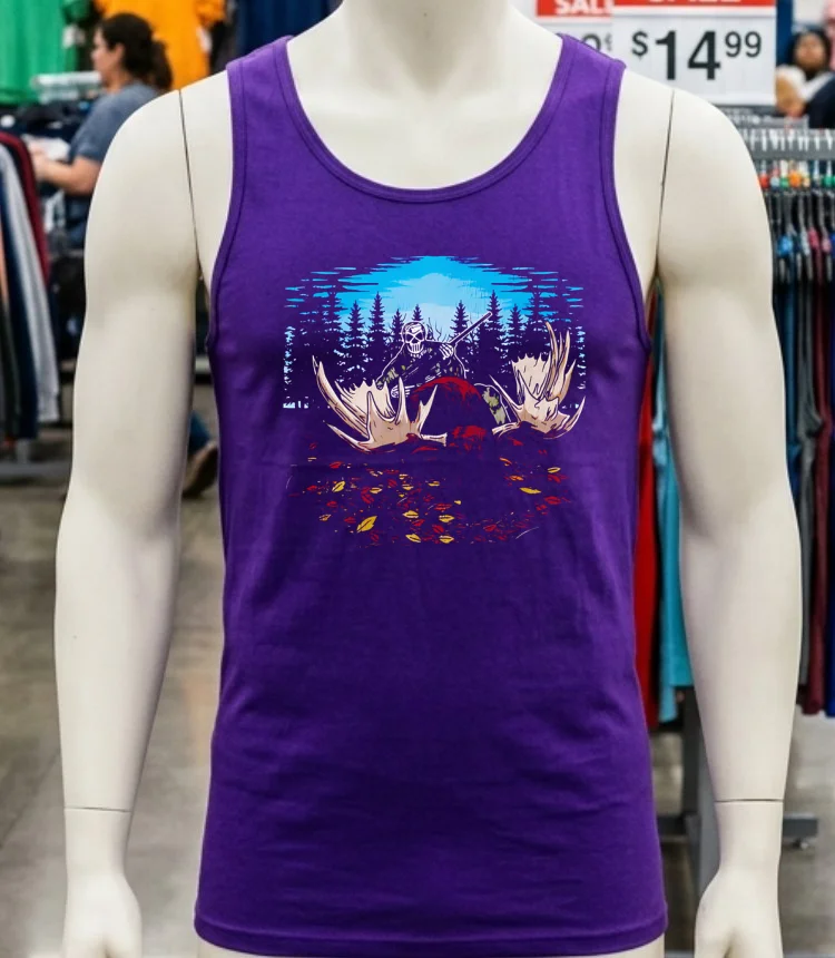 No Bull Hunter Skeleton Shirt - purple-shirt No Bull Hunter Skeleton Shirt Purple Shirt