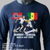 Norway Vs Senegal World Cup 2026 T Shirt Navy Shirt