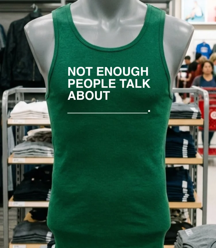 Not Enough People Talk About Shirt - green-shirt Not Enough People Talk About Shirt Green Shirt
