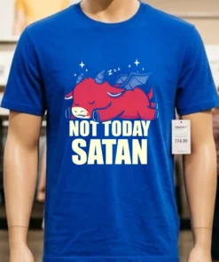 Not Today Satan Cute Horned Cow Shirt
