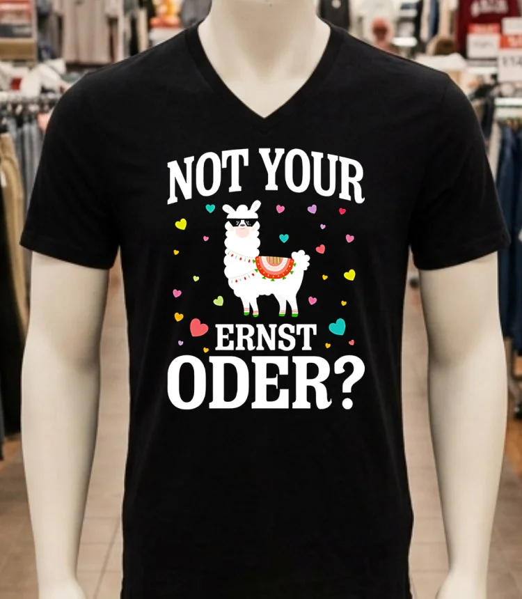 Not Your Ernst Oder Shirt - balck-shirt Not Your Ernst Oder Shirt Balck Shirt 1