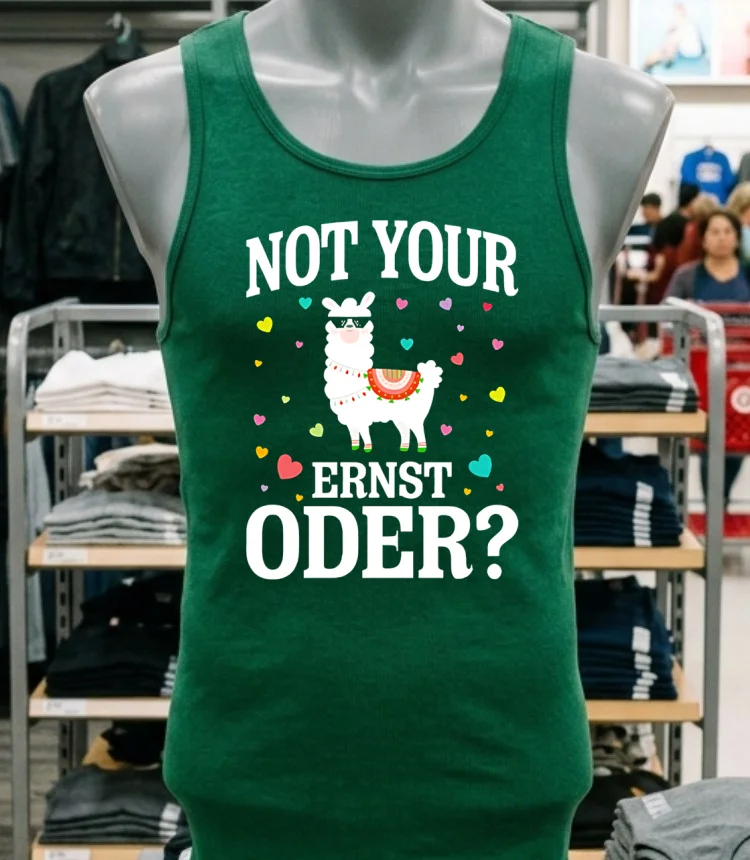Not Your Ernst Oder Shirt - green-shirt Not Your Ernst Oder Shirt Green Shirt 1